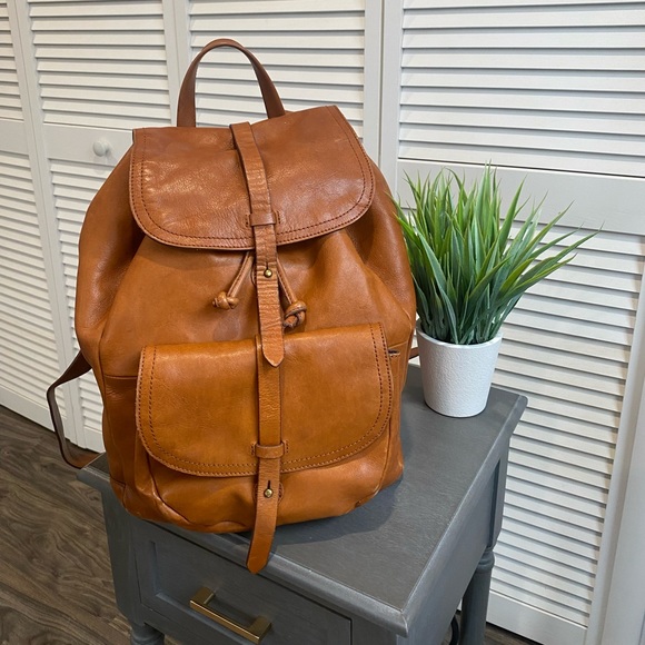 Madewell Bags Madewell Large Leather Backpack Poshmark